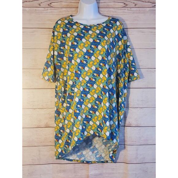 LuLaRoe Tops - Disney LuLaRoe Size M Donald Duck Irma Tunic Womens EUC